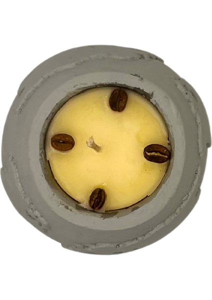 Küre Beton Saksıda Kahve Kokulu Dekoratif Mum fiyatları