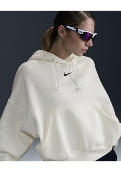 Sprt Phoenix Oversize Kadın Beyaz Sweatshirt Çok Geniş Kalıp indirimleri