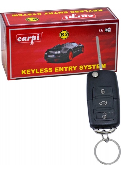 Açma Kapama 12V Sustalı Siyah Kumandalı 3 Tuşlu Sinyal Çıkışlı BR4602606