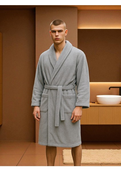 Pamuklu Kadın / Erkek Unisex Bornoz