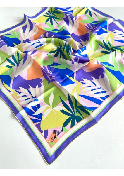 Tivil Saf Ipek 11406-989 Mor Karışık Desen