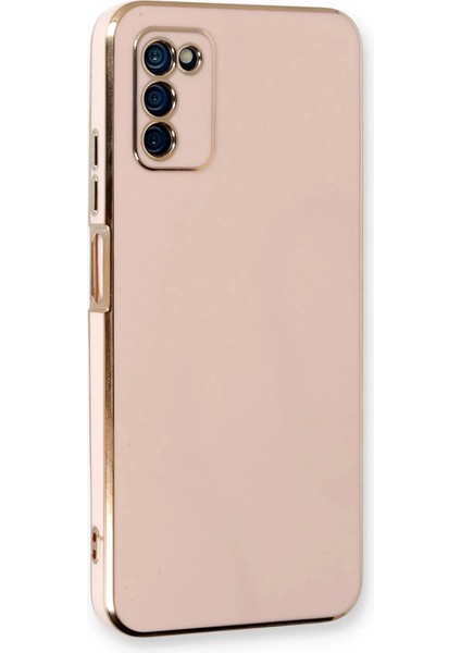Samsung Galaxy A03S Kılıf Volet Silikon - Pembe