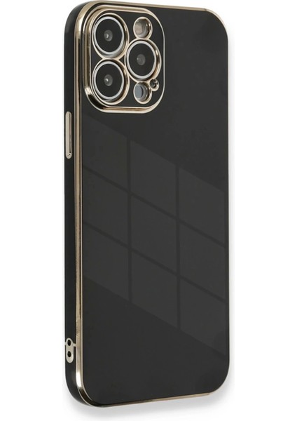iPhone 13 Pro Kılıf Volet Silikon - Siyah