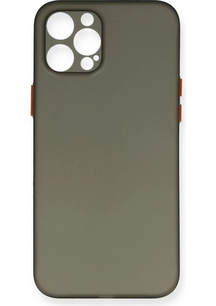 iPhone 12 Pro Max Kılıf Pp Ultra Ince Kapak - Gri