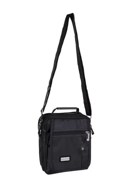 2248 Erkek Lüks Siyah Renk Büyük Boy Bol Bölmeli El Çantası