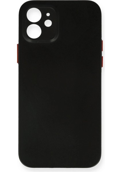 iPhone 12 Kılıf Pp Ultra Ince Kapak - Siyah