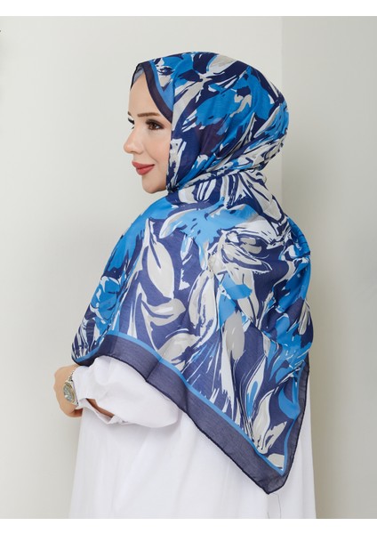 Okyanus Esintisi Çiçek Desenli Şal – 75X185 cm modelleri