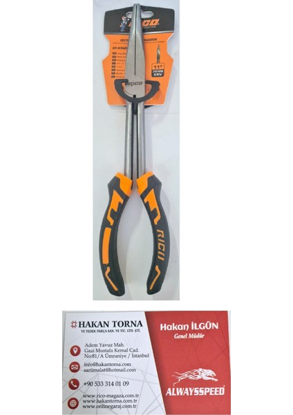 Uzun Düz Kargaburun Pense 280MM fırsatları
