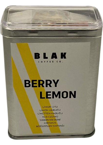 Berry Lemon Böğürtlen ve Limon Aromalı Karışık Bitki Çayı