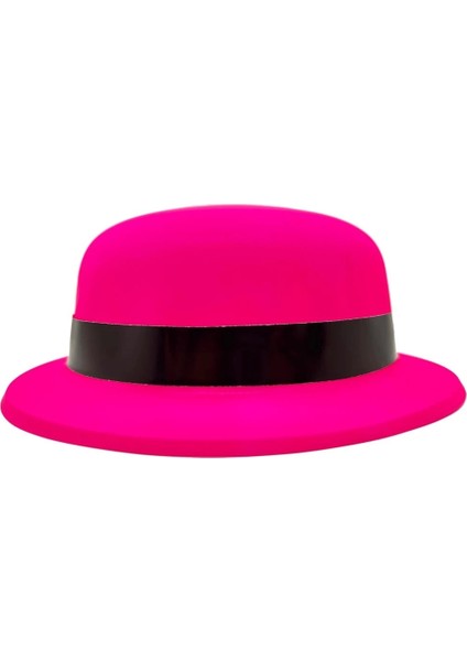 Bfs Neon Partisi Pembe Renk Melon Plastik Parti Şapkası