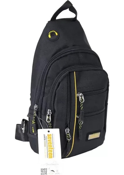 3473 Erkek Lüks Siyah Renk Bol Bölmeli Çapraz Çanta fırsatları