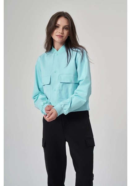 Kadın Ceket Su MAVİSİ-1521158