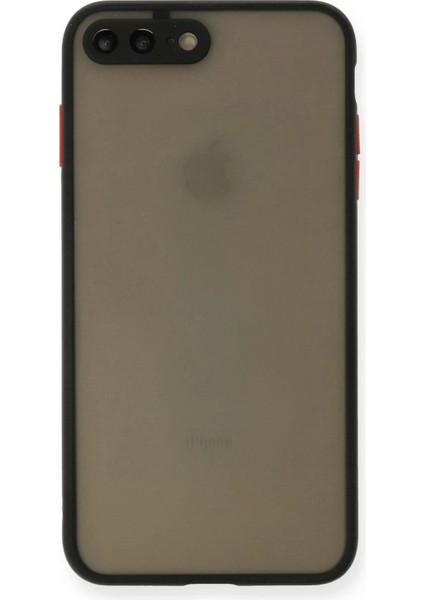 iPhone 7 Plus Kılıf Montreal Silikon Kapak - Siyah
