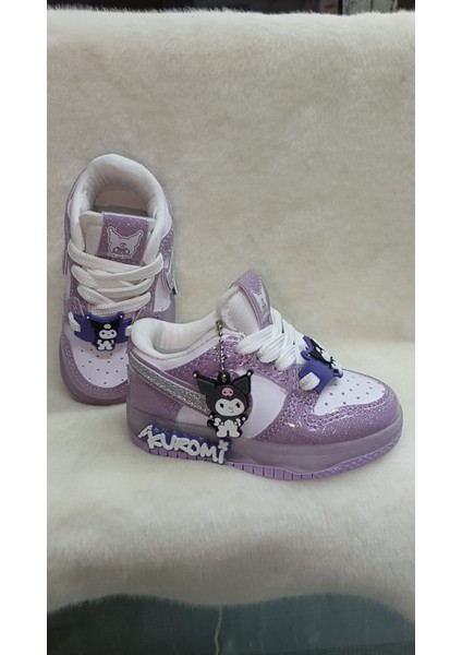 Simli Lila Sneaker – Karakter Figürlü Kız Çocuk Ayakkabı fırsatları