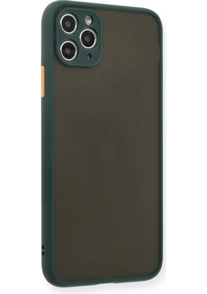 iPhone 11 Pro Max Kılıf Montreal Silikon Kapak - Yeşil fiyatları