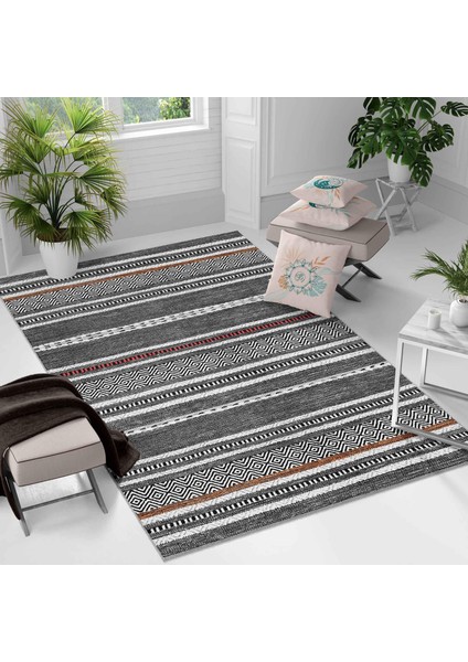 Kaymaz Taban Yıkanabilir Halı – Mutfak, Salon, Yatak Odası Için Modern Dijital Baskı Halı