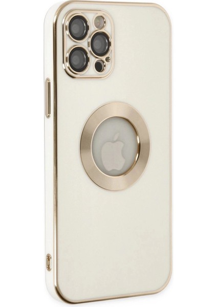 iPhone 12 Pro Max Kılıf Store Silikon - Beyaz