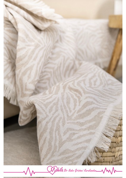 Klasik Pamuklu Koltuk Örtüsü | 160X220 cm Zebra Desen Koltuk Örtüsü fiyatları