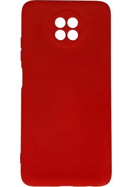 Xiaomi Redmi Note 9 5g Kılıf Nano Içi Kadife Silikon - Kırmızı
