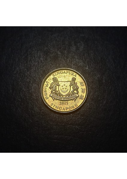 39963687B0A169F776 2015 Singapur 5 Cent Ça/çil Eski Yabancı Madeni Para indirimleri