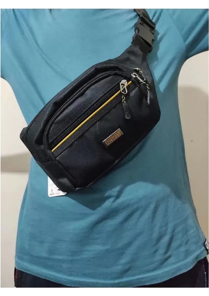 3471 Erkek Lüks Siyah Renk Bol Bölmeli Çapraz Çanta modelleri