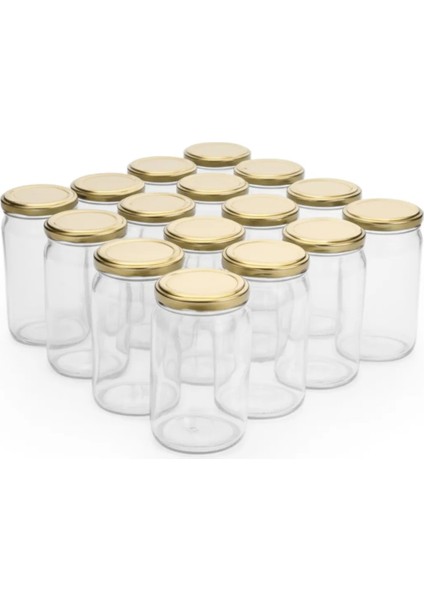 1000CC 1 Lt. Kapaklı Cam Kavanoz - Gıda Temasına Uygun