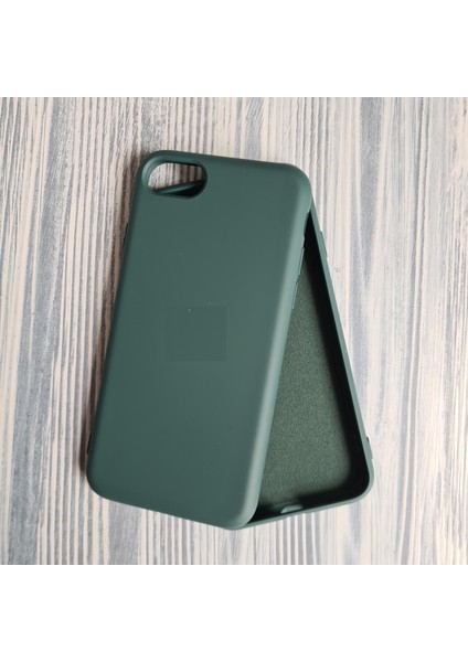 İphone 2020 Se / 7 / 8 İle Uyumlu Logosuz Lansman İçi Kadife Silikon Kılıf