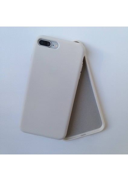 7 Plus / 8 Plus Uyumlu Lansman İçi Kadife Silikon Kılıf