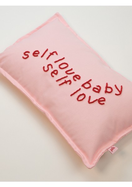 SELF LOVE BABY - Dikdörtgen Punch Kırlent Kılıfı fiyatları