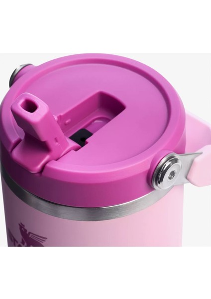 Kişiselleştirilebilir The Iceflow Flip Straw Pipetli Termos Bardak 0,89 Lt Pembe Özel Isimli fiyatları