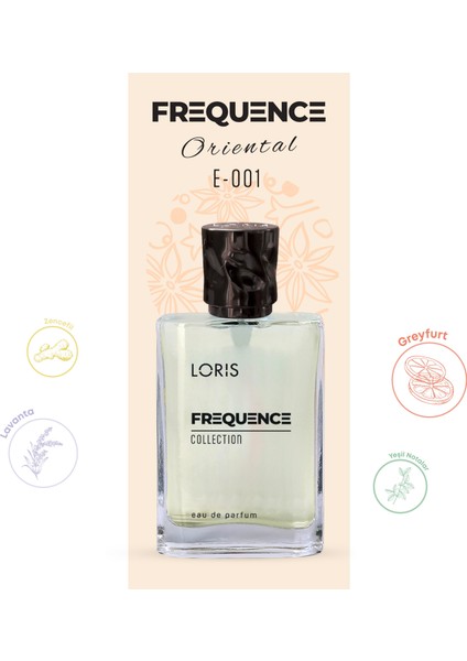 E-1 Frequence Parfume 50 ml EDP Erkek Parfüm modelleri