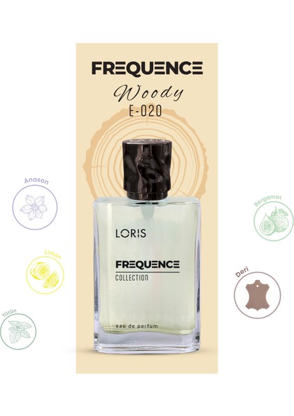 E-20 Frequence Erkek EDP Parfüm 50 ML | Oryantal Koku Profili fırsatları
