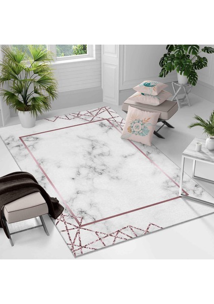 Kaymaz Taban Yıkanabilir Halı – Mutfak, Salon, Yatak Odası Için Modern Dijital Baskı Halı