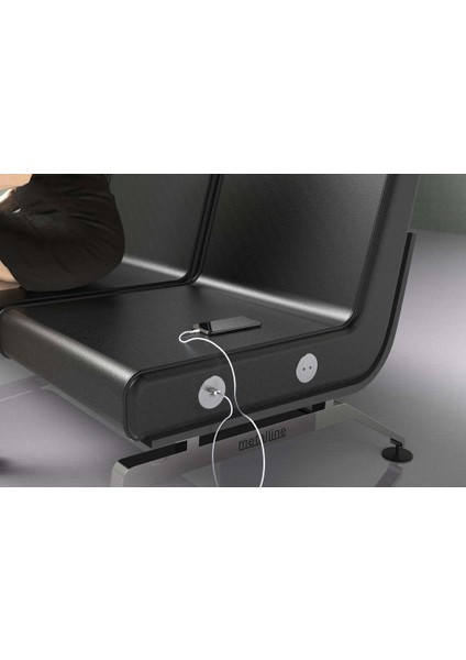 Circularline Gömme Hızlı Şarj Modülü, Type-C,soft Touch Antrasit