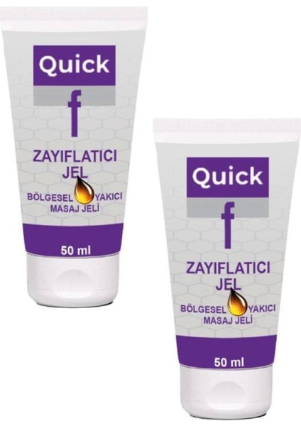 Quick Gel Masaj ve Bakım Kremi 50 ml x 2 Adet