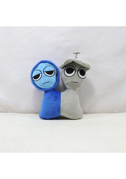 25CM Sprunki Plush Incredibox Tek Parça Ritim Kutusu Oyunu Peluş Oyuncak (Yurt Dışından)