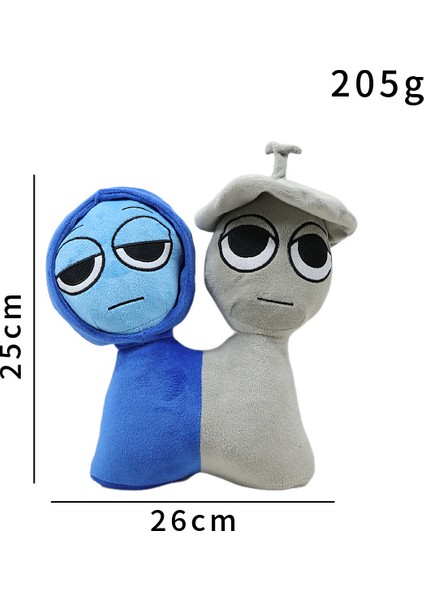 25CM Sprunki Plush Incredibox Tek Parça Ritim Kutusu Oyunu Peluş Oyuncak (Yurt Dışından) modelleri