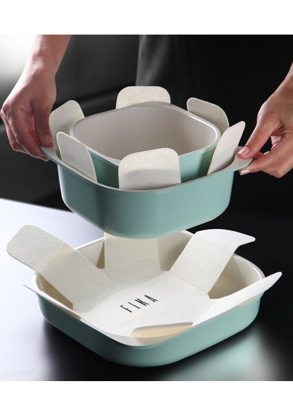 Fika Comfort Yeşil Tencere, Tava ve Fırın Kabı Seti modelleri