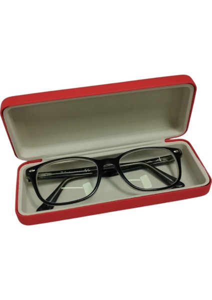 Kare Gözlük Kılıfı Optik Çerçeve Için (Sert) Silme Bezi Hediyeli fırsatları