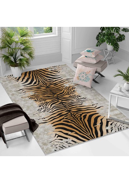 Kaymaz Taban Yıkanabilir Halı – Mutfak, Salon, Yatak Odası Için Modern Dijital Baskı Halı