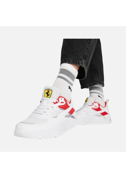 FERRARI TRINITY 307950-02 ERKEK BEYAZ-KIRMIZI Günlük Sneaker Ayakkabı