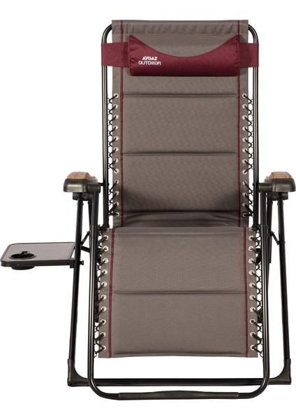Ekstra Geniş Alüminyum Şezlong Sandalye – 120 kg Kapasiteli, Konforlu ve Şık – Zero Gravity Lounger Tasarımı, Boyun Yastığı, Katlanabilir Yan Sehpa, Ayak Uzatma Desteği fiyatları