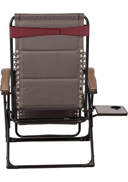 Ekstra Geniş Alüminyum Şezlong Sandalye – 120 kg Kapasiteli, Konforlu ve Şık – Zero Gravity Lounger Tasarımı, Boyun Yastığı, Katlanabilir Yan Sehpa, Ayak Uzatma Desteği
