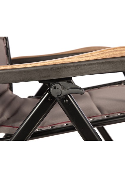 Ekstra Geniş Alüminyum Şezlong Sandalye – 120 kg Kapasiteli, Konforlu ve Şık – Zero Gravity Lounger Tasarımı, Boyun Yastığı, Katlanabilir Yan Sehpa, Ayak Uzatma Desteği