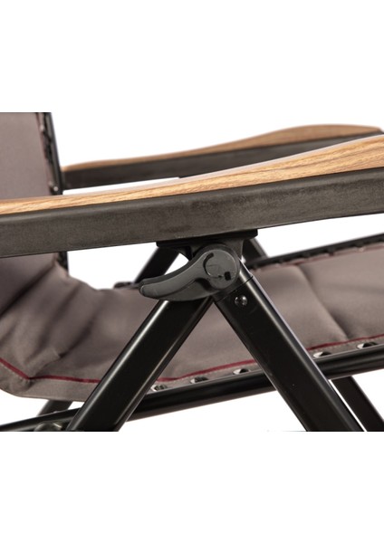 Ekstra Geniş Alüminyum Şezlong Sandalye – 120 kg Kapasiteli, Konforlu ve Şık – Zero Gravity Lounger Tasarımı, Boyun Yastığı, Katlanabilir Yan Sehpa, Ayak Uzatma Desteği
