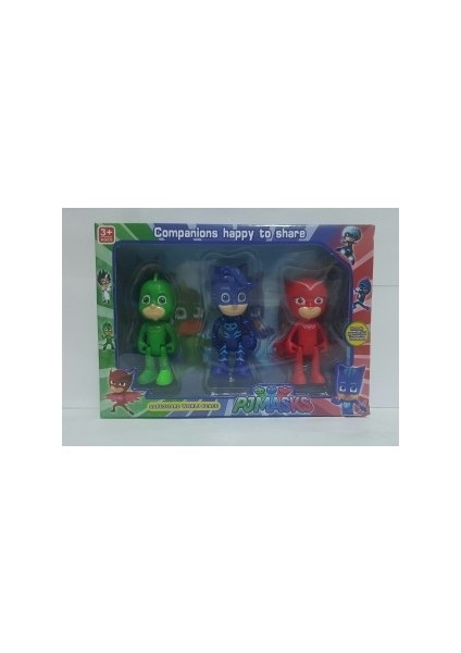 Pj Masks Pijamaskeliler Kutulu 3lü Set Catboy Owlette Gekko fırsatları
