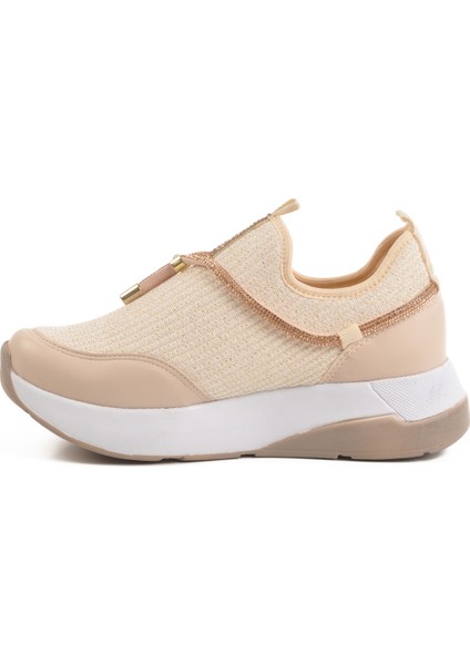 Bej Anorak Taş Işlemeli Kadın Casual Ayakkabı 702498 Z fiyatları