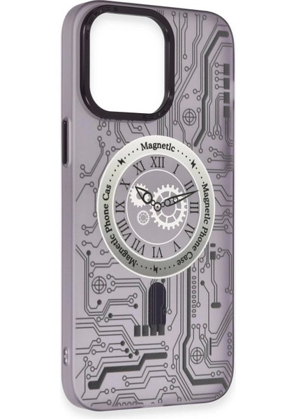 iPhone 14 Pro Max Kılıf Apollo Magneticsafe Desenli Kapak - Apollo Mor - 5 fırsatları