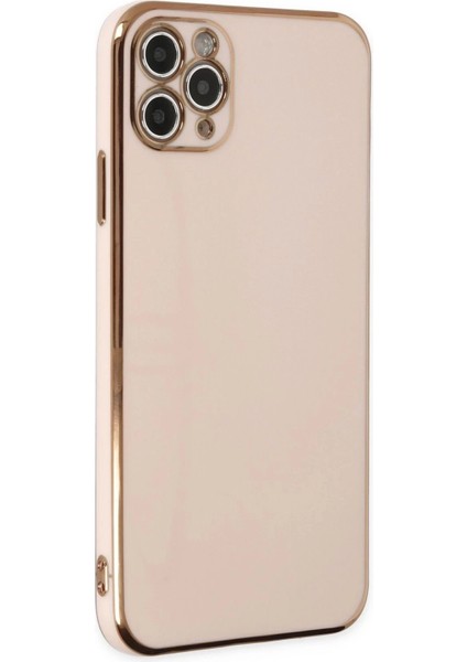 iPhone 11 Pro Max Kılıf Volet Silikon - Pembe