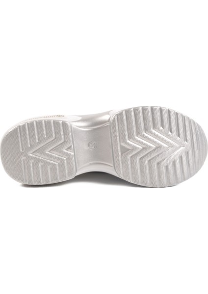 Beyaz Anorak Taşlı Kadın Sneaker 702307 Z indirimleri